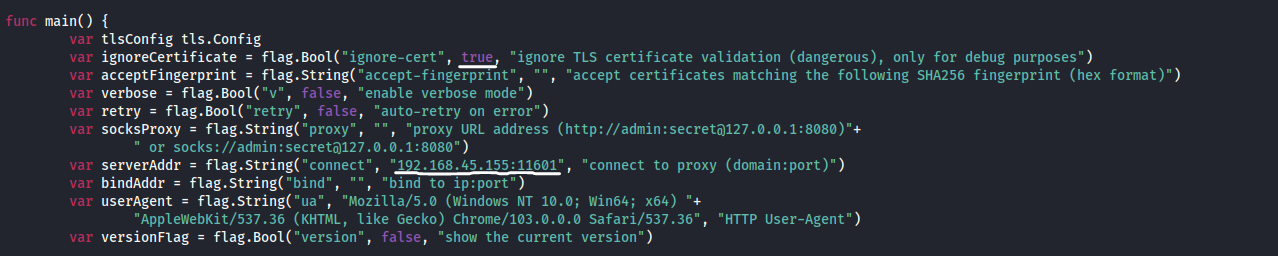 Ligolo Code Modification